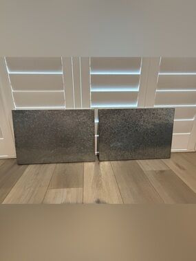 Set of Two Pottery Barn Galvanized Magnetic Wipe Boards